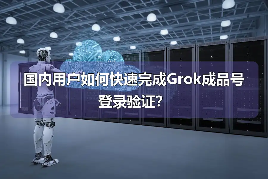 国内用户如何快速完成Grok成品号登录验证？