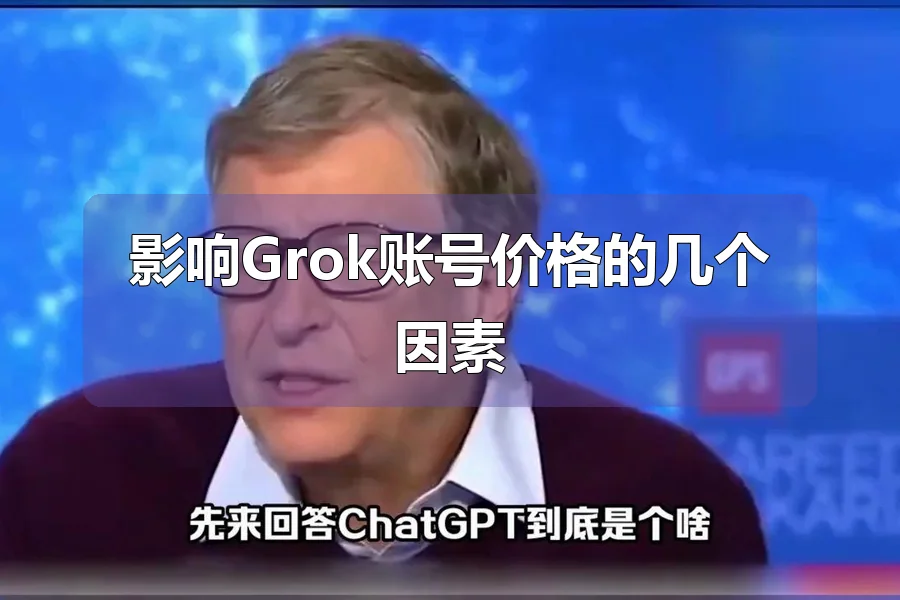 影响Grok账号价格的几个因素